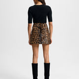 Veronica Beard - Ohemia Calf Hair Mini Skirt