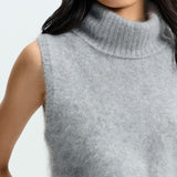 Veronica Beard - Mazzy Brushed Cashmere Sleeveless Sweater