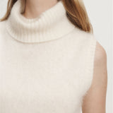 Veronica Beard - Mazzy Brushed Cashmere Sleeveless Sweater