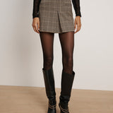 Veronica Beard - Pavaline Houndstooth Mini Skirt