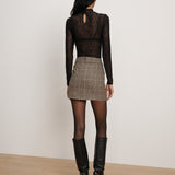 Veronica Beard - Pavaline Houndstooth Mini Skirt