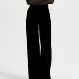 Veronica Beard - Alex Velvet Wide-Leg Pant