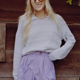 Ciao Lucia - Mariko Stripe Shirting Short