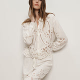 Veronica Beard - Aderes Eyelet Button-Down Shirt