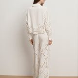 Veronica Beard - Aderes Eyelet Button-Down Shirt