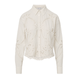 Veronica Beard - Aderes Eyelet Button-Down Shirt