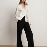 Veronica Beard - Shiona Stretch-Silk Blouse