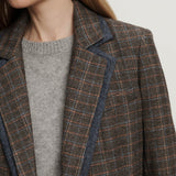 Veronica Beard - Hedi Plaid Dickey Jacket