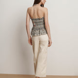 Veronica Beard - Damsey Smocked Halter Top