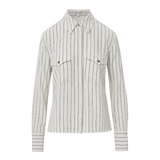 Veronica Beard - Saku Striped Button-Down Shirt