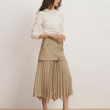 Veronica Beard - Patricka Layered Midi Skirt