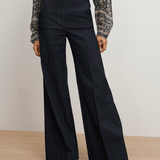 Veronica Beard - Crue Wide-Leg Denim Pant