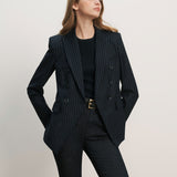 Veronica Beard - Miller Pinstripe Dickey Jacket