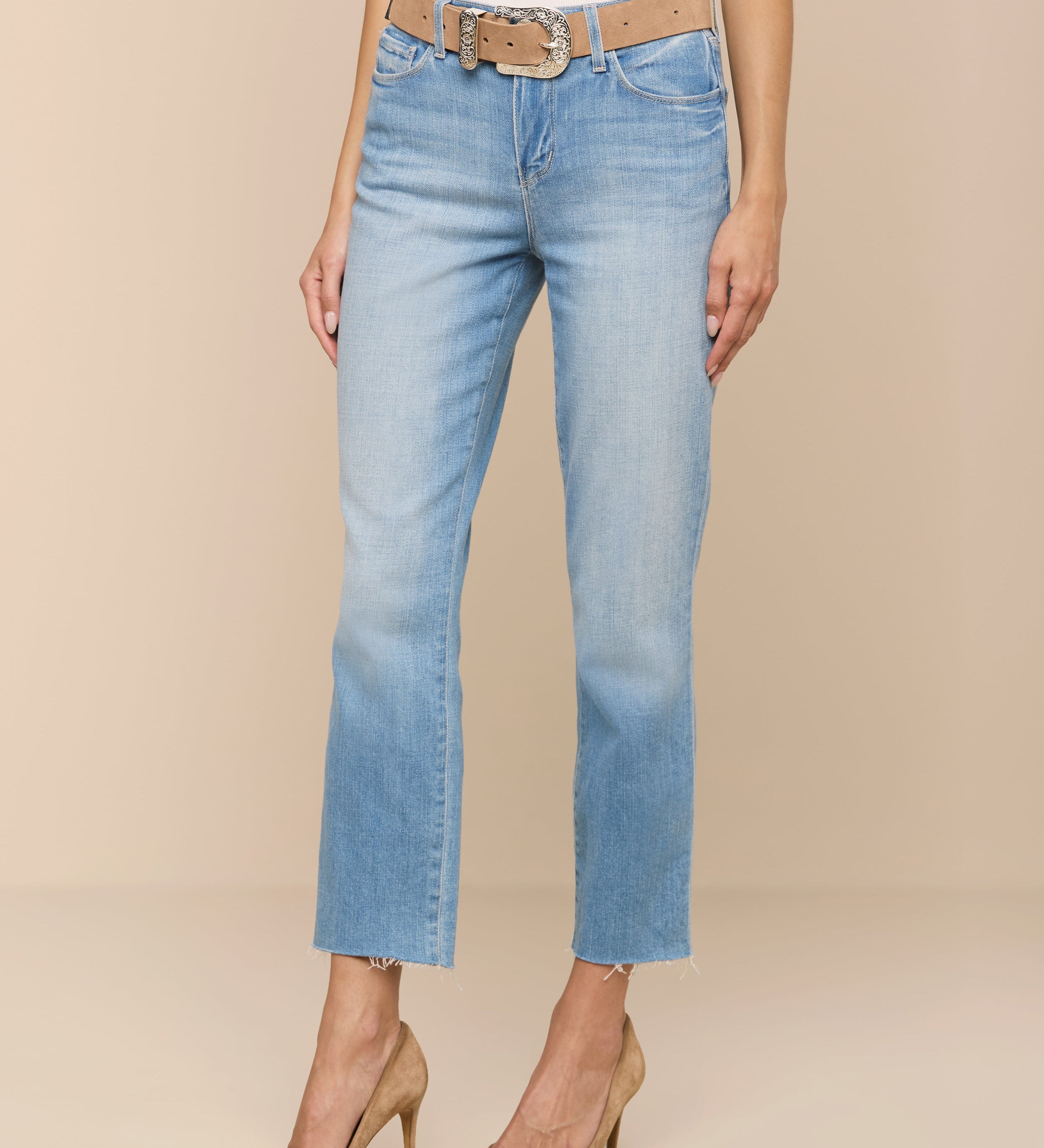 L'AGENCE - Sada Cropped Slim - Leg Jean