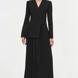 Simkhai - Alexandra Pleated Blazer Midi Dress