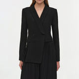 Simkhai - Alexandra Pleated Blazer Midi Dress