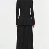 Simkhai - Alexandra Pleated Blazer Midi Dress