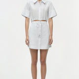 Simkhai - Marcy Cotton Mini Shirt Dress