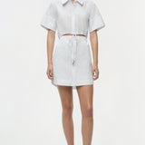 Simkhai - Marcy Cotton Mini Shirt Dress
