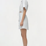 Simkhai - Marcy Cotton Mini Shirt Dress
