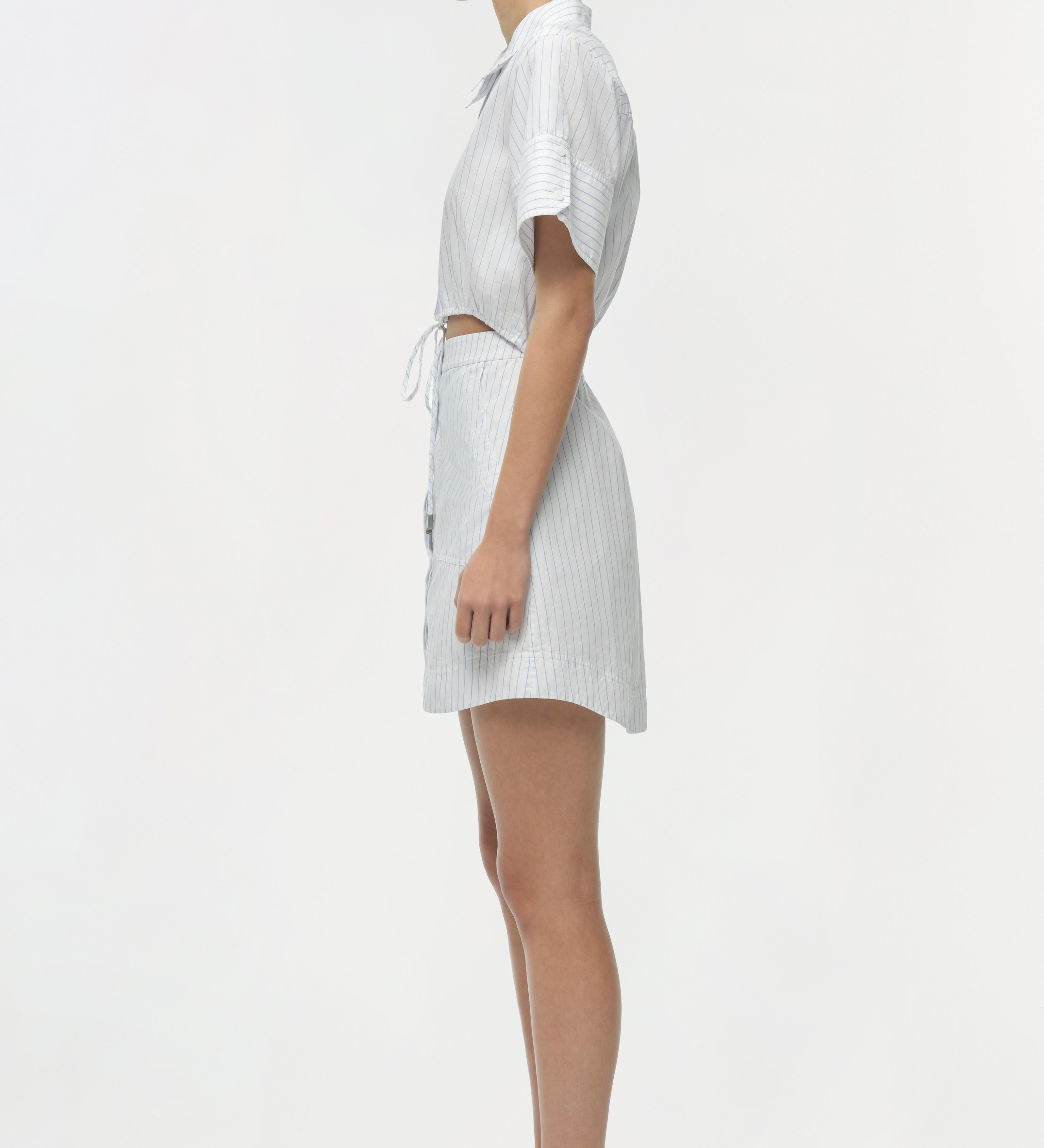 Simkhai - Marcy Cotton Mini Shirt Dress