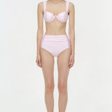 Simkhai - Teya High Waisted Ruched Bikini Bottom
