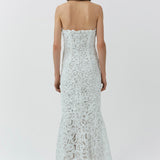 Simkhai - Sera Floral Raffia Bustier Midi Dress