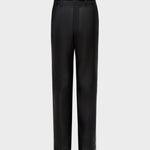 AFLALO Lazare Trouser in Leather – Black - Ghost Front