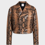 Aflalo - Mentra Jacket in Python Embossed Leather