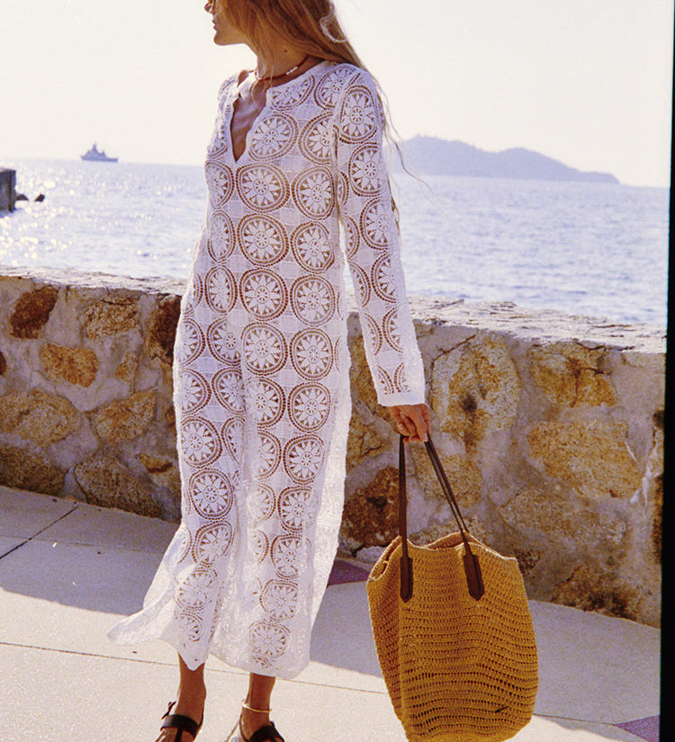 Ciao Lucia - Martino White Crochet Dress