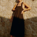 Ciao Lucia - Laura Black Cotton Dress
