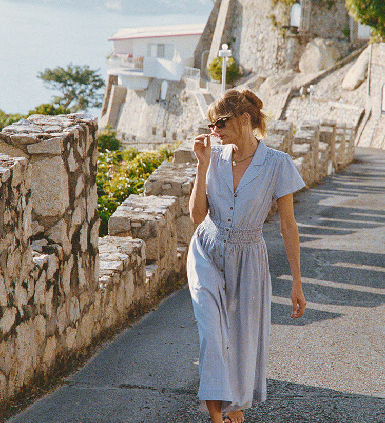 Ciao Lucia - Naomi Stripe Cotton Dress