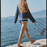 Ciao Lucia - Reyla Midnight Knit Jacket