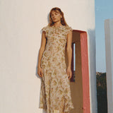 Ciao Lucia - Lauryn Jardin Silk Chiffon Dress