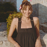 Ciao Lucia - Laura Black Cotton Dress