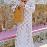 Ciao Lucia - Martino White Crochet Dress