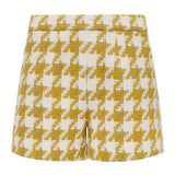 L'AGENCE - Ashton Houndstooth Tweed Short