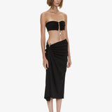 Christopher Esber - Droplet Crystal Clasp Cascade Skirt