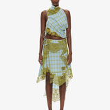 Christopher Esber - Embroidered Handkerchief Envelope Midi Skirt
