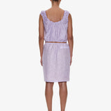 Christopher Esber - Light Leak Jacquard Zip Up Top