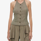 Christopher Esber - Banyan Tailored Backless Vest