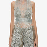 Christopher Esber - Moonlit Patina Lace Scarf Top