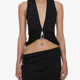 Christopher Esber - Crystal Pendant Tank