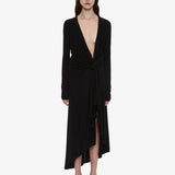 Christopher Esber - Spire Cascade Long Sleeve Dress