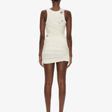 Christopher Esber - Hibiscus Embroidered Fold Up Mini Dress