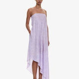 Christopher Esber - Light Leak Jacquard Cascade Strapless Dress