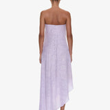 Christopher Esber - Light Leak Jacquard Cascade Strapless Dress