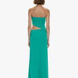 Christopher Esber - Droplet Crystal Pendant Strapless Dress