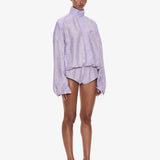 Christopher Esber - Light Leak Jacquard Zipped One Piece
