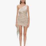 Christopher Esber - Batiste Shoelace Mini Dress